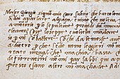 europe, italy, tuscany, arezzo, the house of giorgio vasari, vasari archives, letters written by michelangelo buonarroti to giorgio vasari