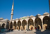 Blue Mosque Sultan Ahmet Camii Sultanahmet district Istanbul Turkey Europe
