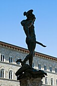 The Benvenuto Cellini's Perseus, Loggia dei Lanzi Loggia dell'Orcagna, Florence Firenze, UNESCO World Heritage Site, Tuscany, Italy, Europe