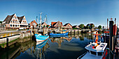 Sluice and Fishing Port, Neuharlingersiel, East Frisia, Lower Saxony, Germany