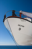 Rettungsboot an Bord von Kreuzfahrtschiff MS Delphin, in der Adria, nahe Kroatien, Europa