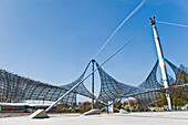 Pavilion roof, Olympic Park, Munich, Upper Bavaria, Bavaria, Germany