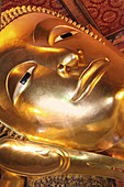 Liegender Buddha, Tempel des liegenden Buddha, Wat Phra Chetuphon, Wat Pho, Bangkok, Thailand, Asien