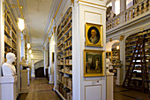 Rokokosaal der Herzogin Anna Amalia Bibliothek, gehört seit 1998 zum Weltkulturerbe der UNESCO, Weimar, Thüringen, Deutschland, Europa