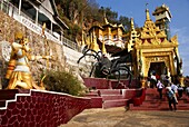 Myanmar, Shan State, Pindaya, The Pindaya Cave houses thousands of Buddha statues