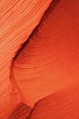 Sandstone interior of Lower Antelope Slot Canyon, Page, Arizona