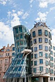 The Dancing House Tancící dum in New Town Prague Czech Republic