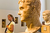 Museum Island Altes Museum Roman bust from Magnesia in turkia Berlin Germany