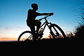 Rich Gardunia Ridge to Rivers Mountain Bike Ranger mountain biking high in the Boise foothills near the city of Boise in southwestern Idaho