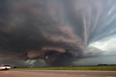 Tornadic supercell just east of Kearney, Nebraska, May 29, 2008 Shot from exit of interstate 80