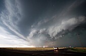 View of a severe thunderstorm in Kansas, 6/10/2009 Shot during Project Vortex 2, a two year science mission to study tornadoes