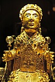 9-th century reliquary of St Foy, Conques, France