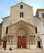 Saint Trophimus cathedral 12 cent, Arles, Provence, France
