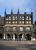 Town Hall, Lubeck, Schleswig-Holstein, Germany