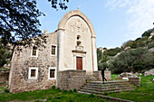 Ermitage de la Trinité, church, ermitage from the 13th century, Bonifacio, Corsica, France