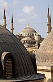 Sultan Ahmed Mosque, aka Blue mosque, in the wintertime, Istanbul, Turkey