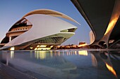 The Palau de las Arts, City of Arts and Sciences, Valencia, Spain