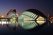 The Hemisferic and Palau de las Arts, City of Arts and Sciences, Valencia, Spain