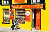 The Village Bistro cafe in the small town of Castlegregory on the north of the Dingle peninsula, County Kerry, Ireland