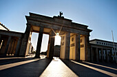 The Brandenberg Gate on Pariser Platz, Berlin, Germany