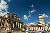Gendarmenmarkt, Konzerthaus and Franzoesische Dom, French Cathedral, Mitte, Berlin, Germany