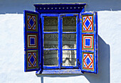 Village Museum - window and shutters, Bucharest, Romania