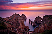 Ponta da Piedade at sunrise, Lagos - near, Algarve, Portugal