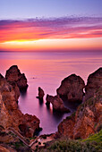 Ponta da Piedade at sunrise, Lagos - near, Algarve, Portugal