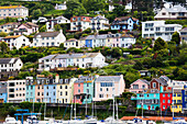 View of Kingswear from Dartmouth, Dartmouth, Devon, UK - England