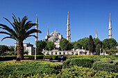 Blue Mosque and Sultanahmet Square, Istanbul, Turkey