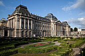 Royal Palace and gardens, Brussels, Flanders, Belgium