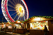 Christmas Market  - funfair and market stalls, Berlin, Brandenburg, Germany