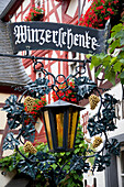 Ornate lamp, Koblenz, Rhineland-Palatinate, Germany