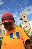 Local people - a little boy, Bridgetown, Barbados, Caribbean