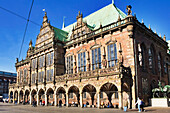 Town Hall in the old town, Bremen, Bremen & Lower Saxony, Germany