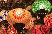 Colourful lamps, Side, Mediterranean, Turkey