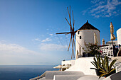 Windmill by the sea, Oia, Santorini Island, Greek Islands