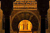 Reiche Verzierung, Bogen, Mezquita-Catedral, Cordoba, Provinz Cordoba, Andalusien, Spanien, Mediterrane Länder