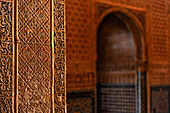 Wandverzierung, Kathedrale im orientalischen Stil, Granada, Alhambra, Andalusien, Spanien, Mediterrane Länder