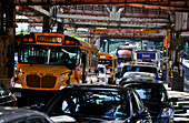 Traffic, Queens Plaza, Queens, New York, USA, New York City, New York, USA, North America, America