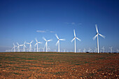 Windpark Atalaya de Canavate, Honrubia, La Mancha, Castilla, Spanien