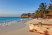 Idyllic beach and the Z Hotel in Nungwi, Zanzibar, Tanzania, Africa