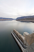 Water Slough at a Hydroelectric Dam, Vantage, WA, US