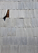 Corrugated Shingles on a Wooden Wall, Rural Eastern Washington, USA