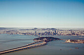 Aerial View of San Francisco Bay, San Francisco, California, USA