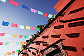 Building with Flags, San Miguel de Allende, Guanajuato, Mexico