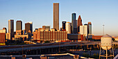 Downtown Houston at Sunrise, Houston, Texas, USA