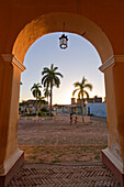 Sunset at Plaza Mayor, Trinidad, Cuba, Greater Antilles, Antilles, Carribean, West Indies, Central America, North America, America