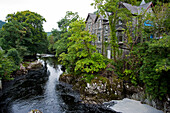 The village of Betws-y-coed, Snowdonia National Park, Wales, UK