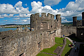 Conwy Castle in Conwy, Wales, UK